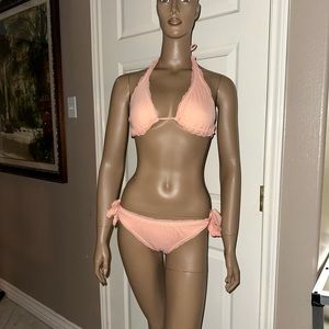Vintage Victoria’s Secret bikini in peach size small